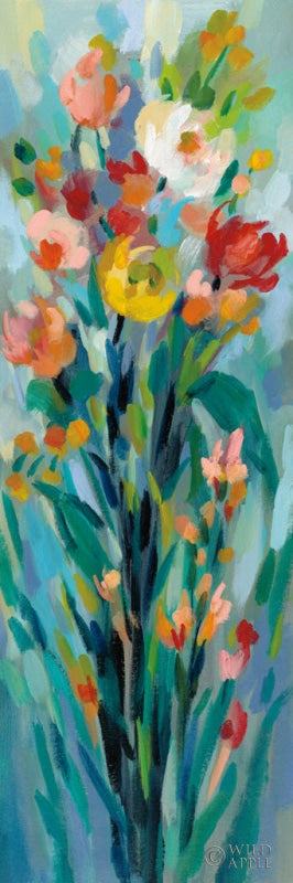 Reproduction of Tall Bright Flowers I by Silvia Vassileva - Wall Decor Art