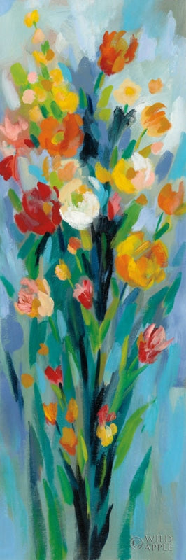 Reproduction of Tall Bright Flowers II by Silvia Vassileva - Wall Decor Art