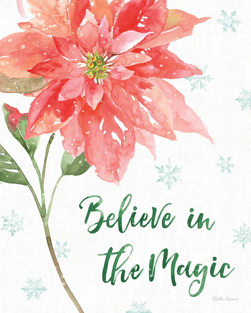 Reproduction of Holiday Flora V by Beth Grove - Wall Decor Art