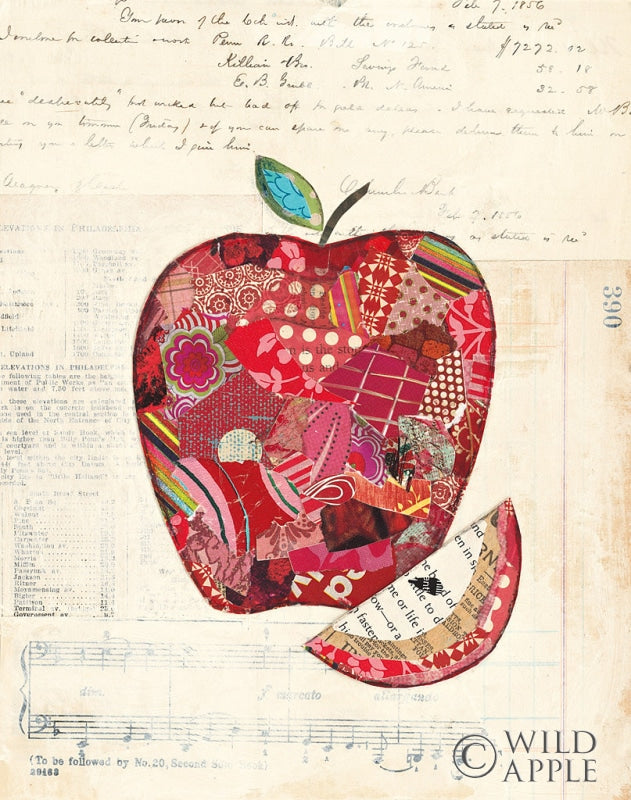 Reproduction of Apple by Courtney Prahl - Wall Decor Art
