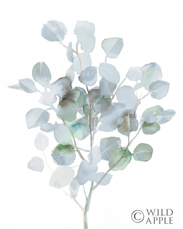 Reproduction of Shades of Navy Eucalyptus III by Danhui Nai - Wall Decor Art