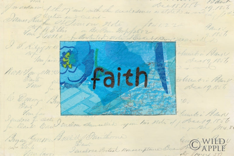 Reproduction of Faith Collage by Courtney Prahl - Wall Decor Art