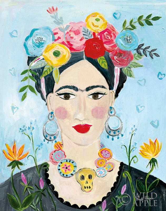 Reproduction of Homage to Frida II by Farida Zaman - Wall Decor Art