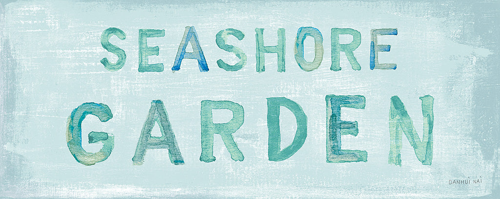 Reproduction of Seashore Garden Sign by Danhui Nai - Wall Decor Art