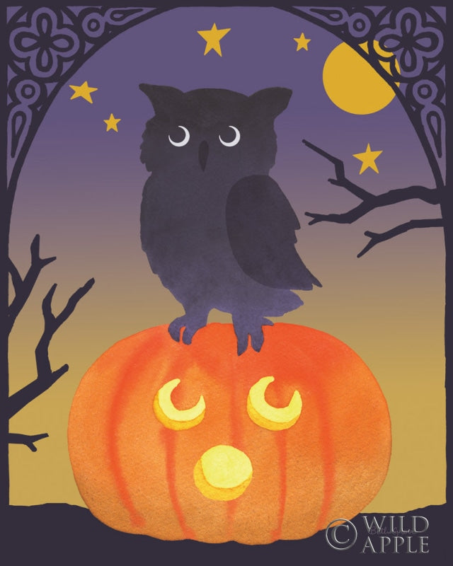 Reproduction of Halloween Critter III Light Owl by Beth Grove - Wall Decor Art