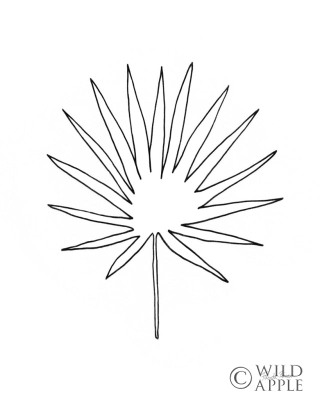 Reproduction of Doodle Palm II by Farida Zaman - Wall Decor Art