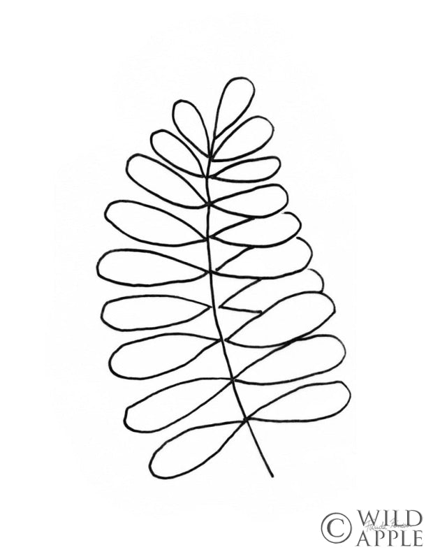 Reproduction of Doodle Palm III by Farida Zaman - Wall Decor Art