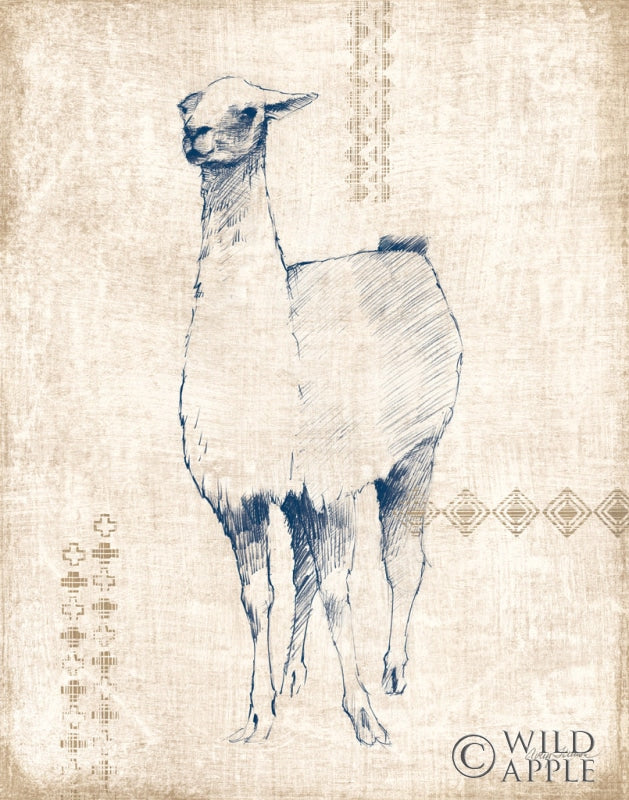 Reproduction of Llama Land XII by Avery Tillmon - Wall Decor Art