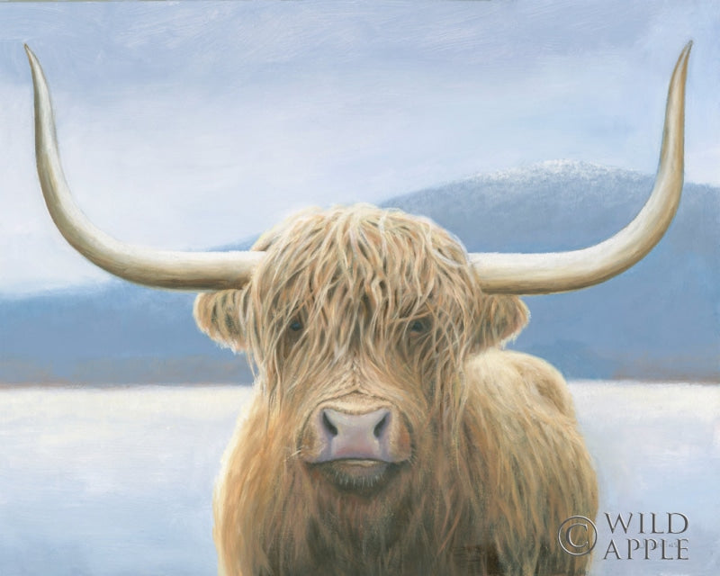 Reproduction of Highland Cow v2 by James Wiens - Wall Decor Art