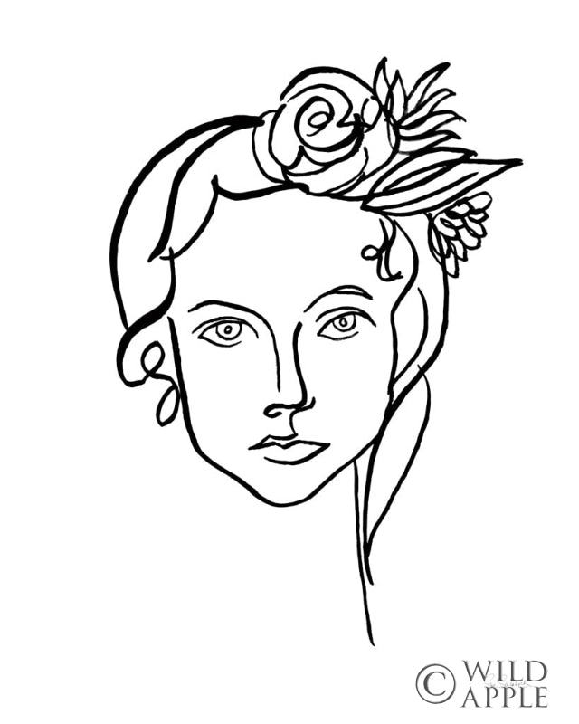 Reproduction of Ink Women I by Sue Schlabach - Wall Decor Art