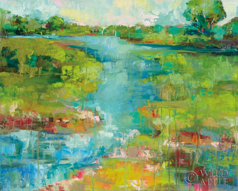 Reproduction of Spring Marsh by Jeanette Vertentes - Wall Decor Art