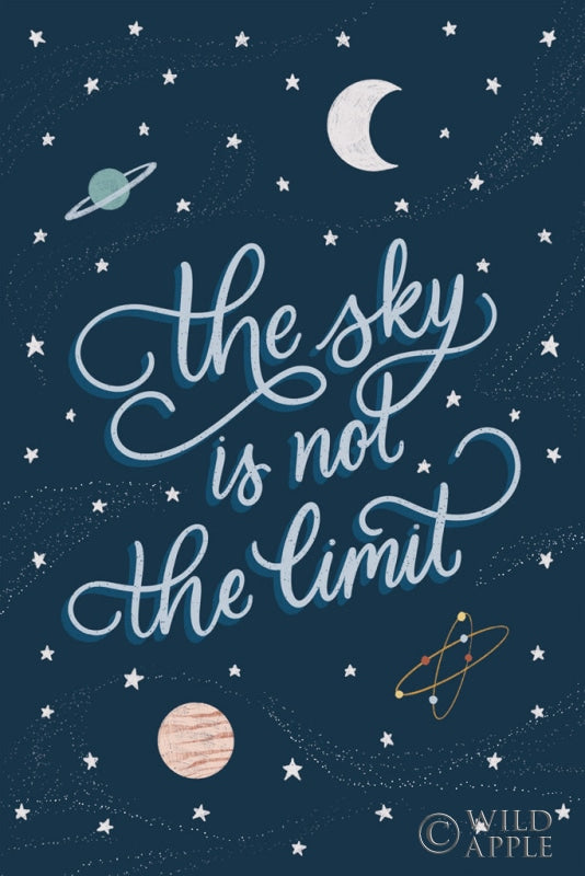 Reproduction of Sky is not the limit by Becky Thorns - Wall Decor Art
