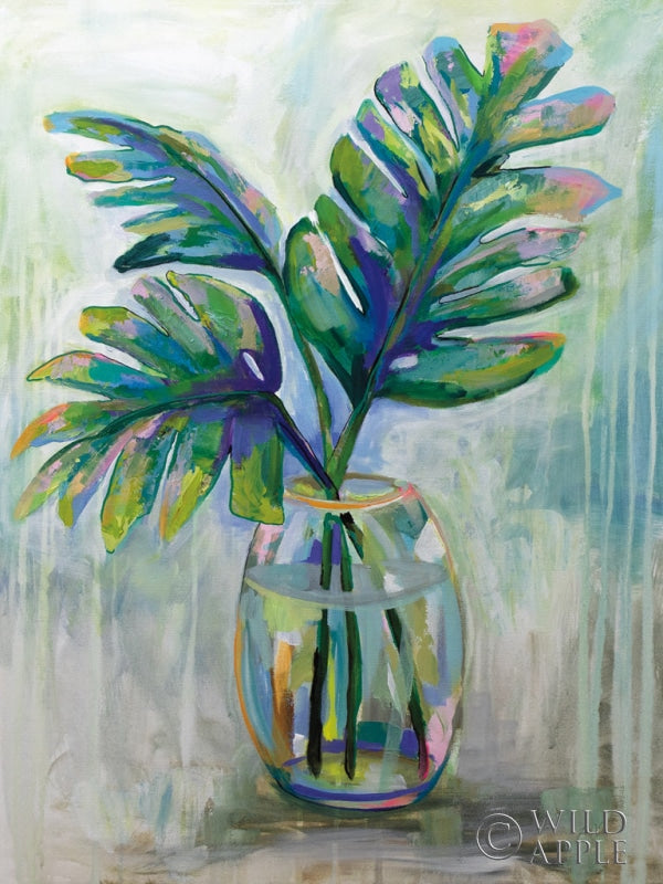 Reproduction of Palm Leaves II by Jeanette Vertentes - Wall Decor Art