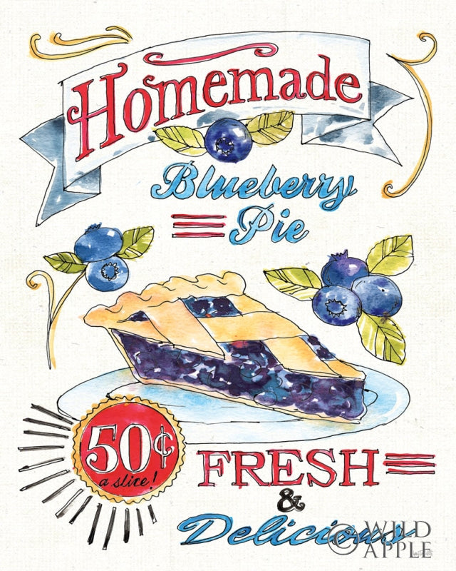 Reproduction of Fruit Stand VI by Anne Tavoletti - Wall Decor Art