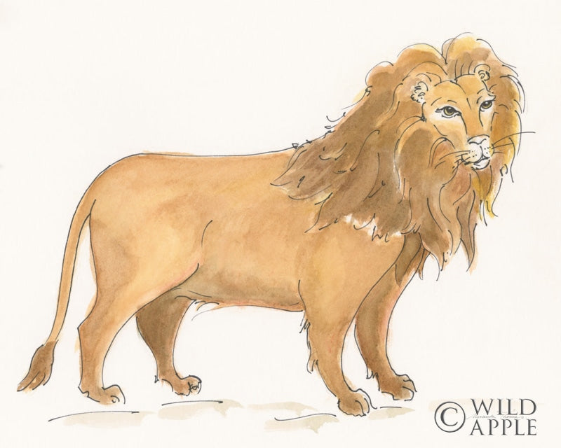 Reproduction of Big Cats II by Miranda Thomas - Wall Decor Art