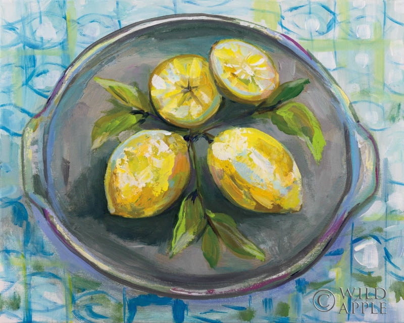 Reproduction of Lemons by Jeanette Vertentes - Wall Decor Art