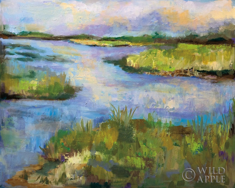 Reproduction of Connecticut Marsh by Jeanette Vertentes - Wall Decor Art