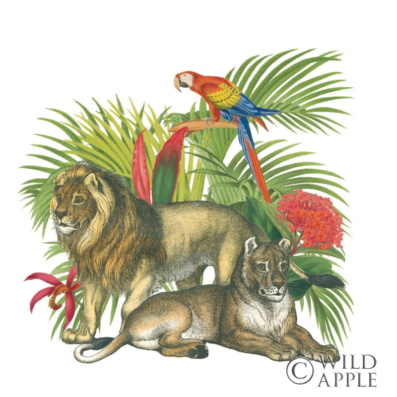 Reproduction of In the Jungle II by Wild Apple Portfolio - Wall Decor Art