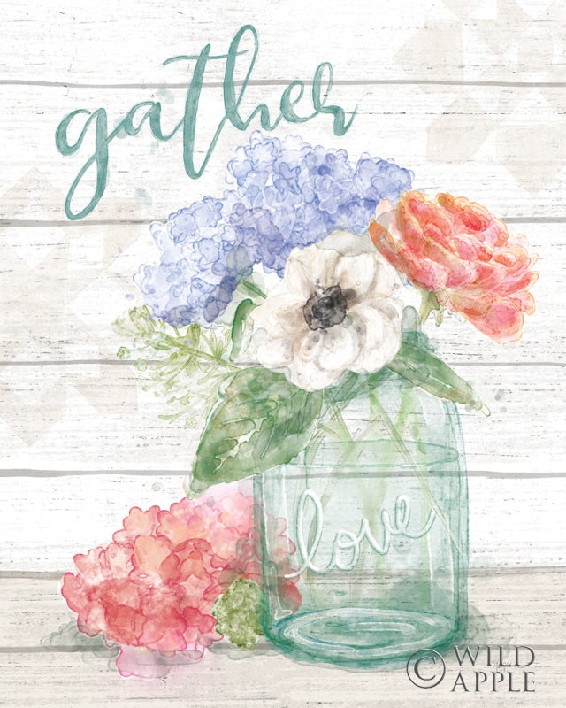 Reproduction of Pastel Flower Market III by Mary Urban - Wall Decor Art