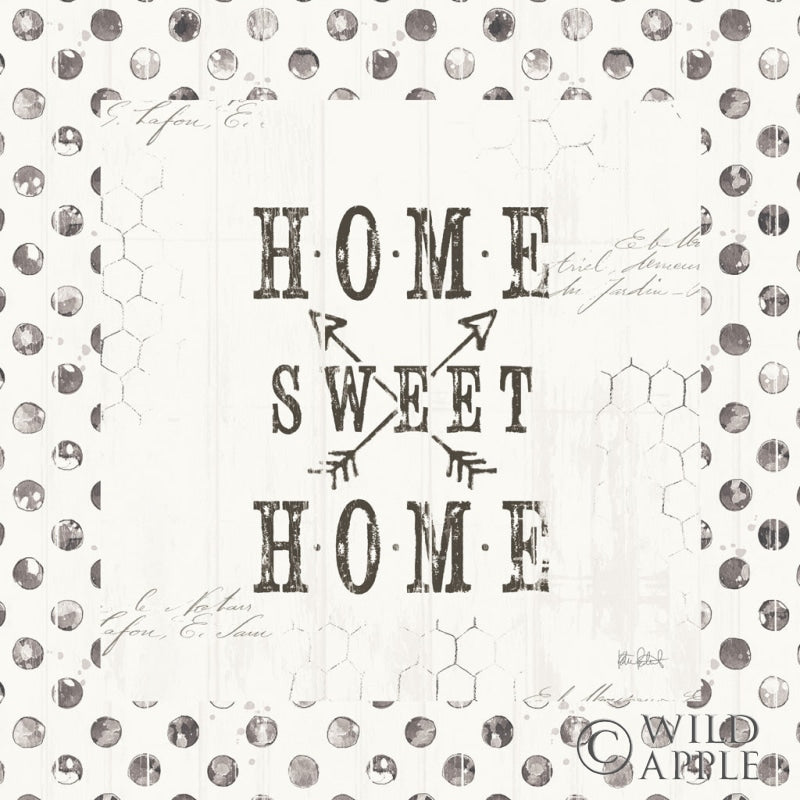 Reproduction of Farmhouse Fresh 01A Home Sweet Home by Katie Pertiet - Wall Decor Art