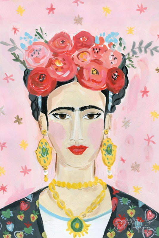 Reproduction of Homage to Frida v2 by Farida Zaman - Wall Decor Art