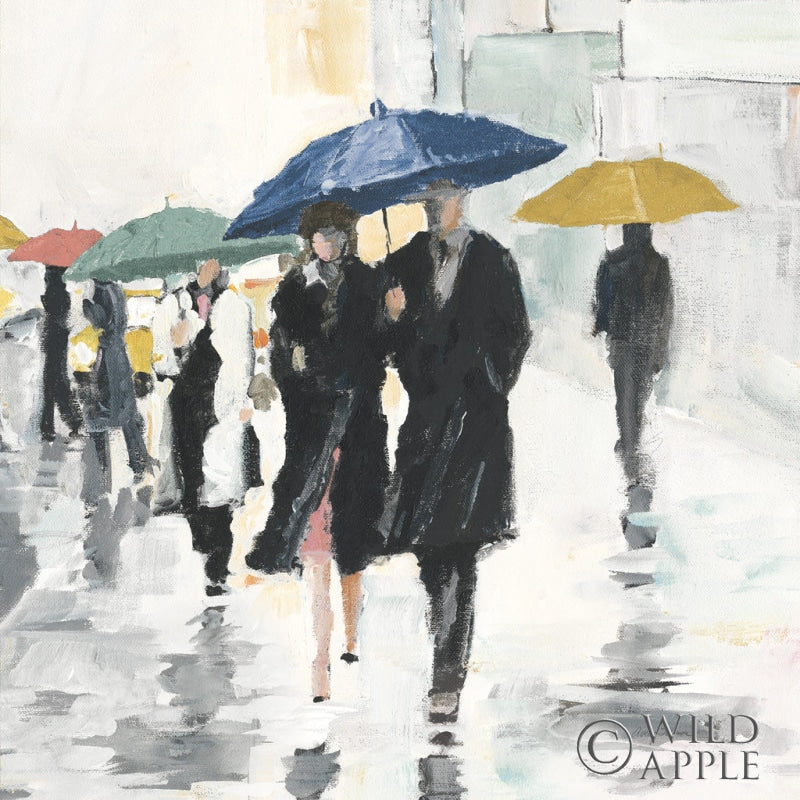 Reproduction of City In The Rain II by Avery Tillmon - Wall Decor Art