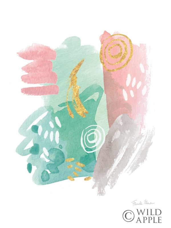 Reproduction of Faridas Abstract I v2 by Farida Zaman - Wall Decor Art