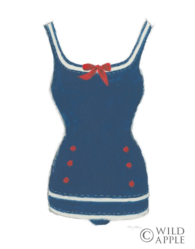 Reproduction of Retro Swimwear I by Emily Adams - Wall Decor Art