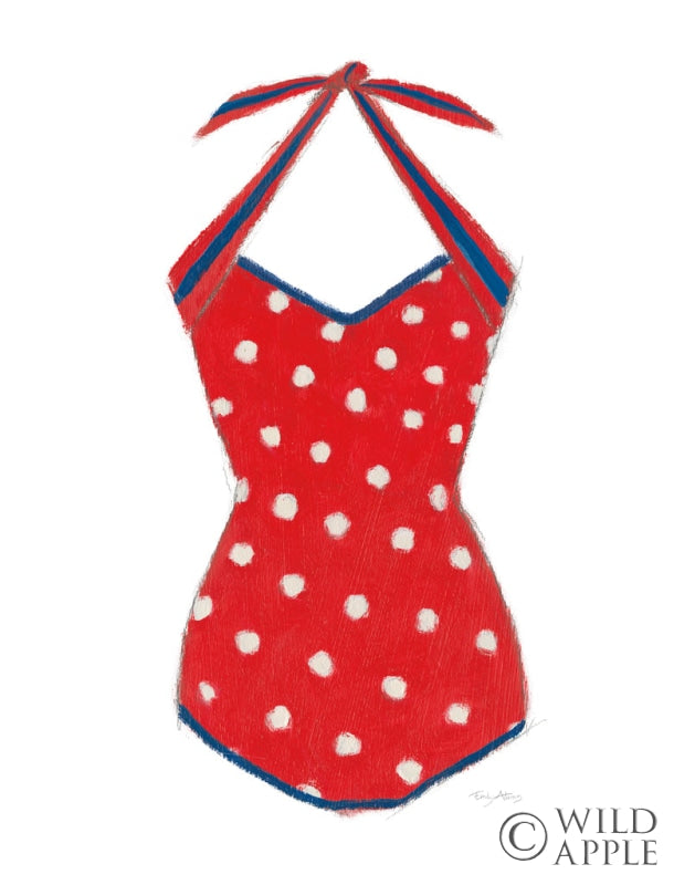 Reproduction of Retro Swimwear II by Emily Adams - Wall Decor Art