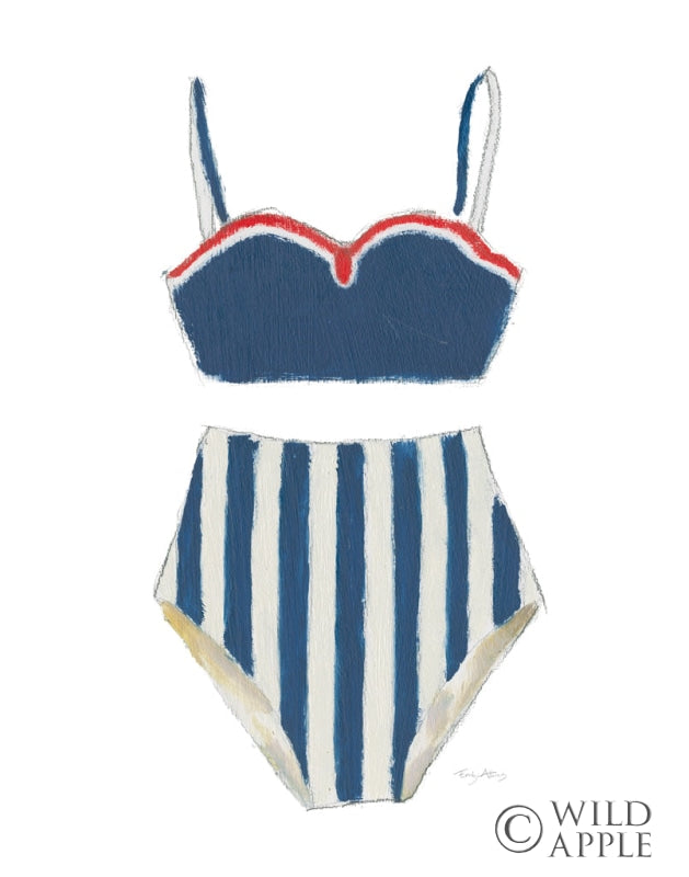 Reproduction of Retro Swimwear III by Emily Adams - Wall Decor Art
