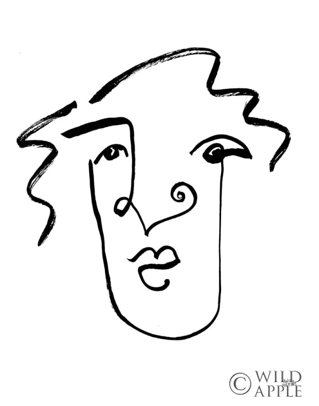 Reproduction of Making Faces VIII by Melissa Averinos - Wall Decor Art