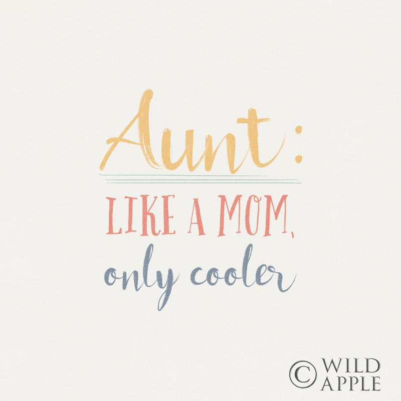 Reproduction of Aunt Inspiration I Color by Wild Apple Portfolio - Wall Decor Art