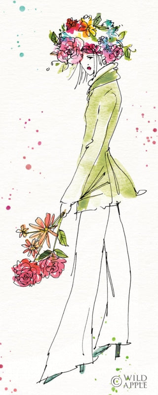 Reproduction of Floral Figures VII by Anne Tavoletti - Wall Decor Art