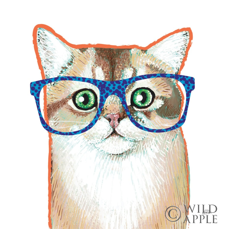 Reproduction of Bespectacled Pet II by Melissa Averinos - Wall Decor Art