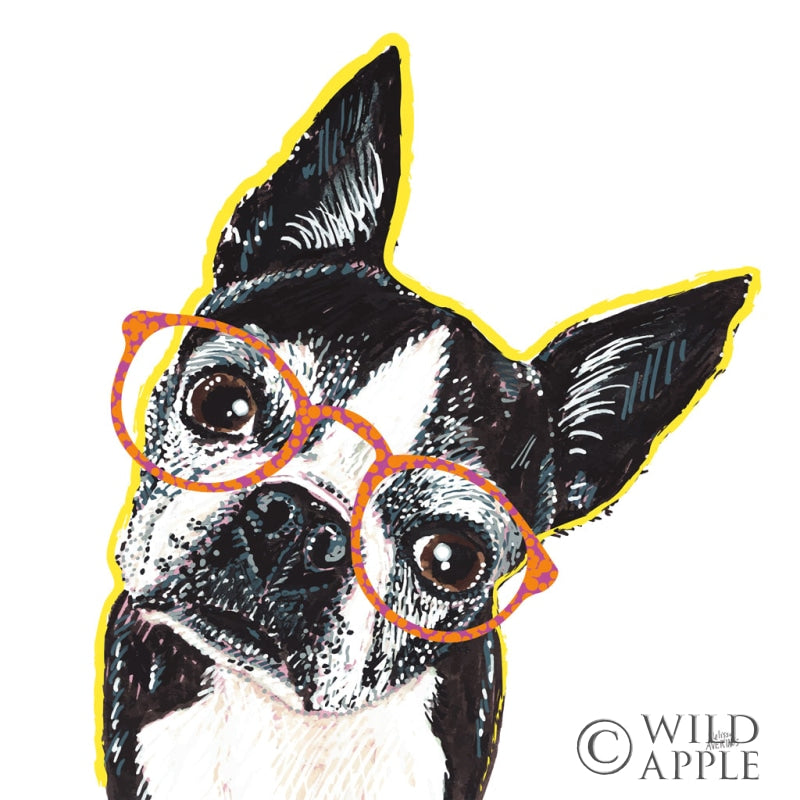 Reproduction of Bespectacled Pet IV by Melissa Averinos - Wall Decor Art