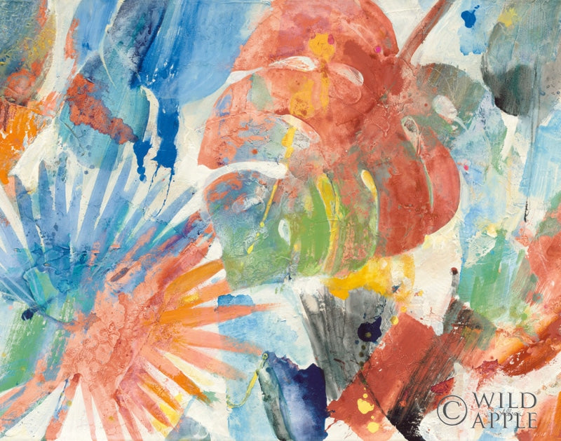 Reproduction of Palm Abstract Bright Crop by Albena Hristova - Wall Decor Art