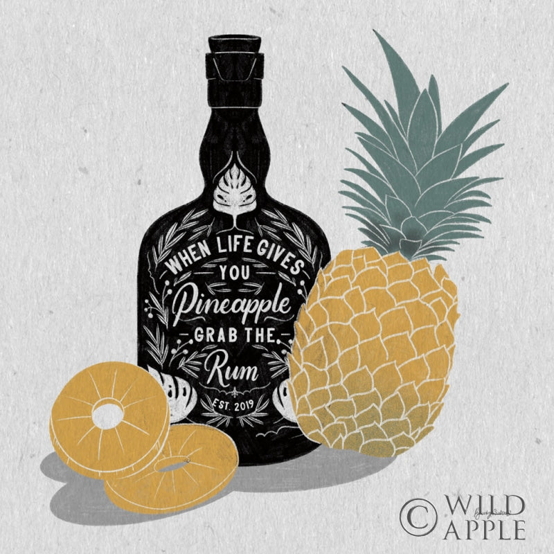Reproduction of Fruity Spirits Rum by Becky Thorns - Wall Decor Art