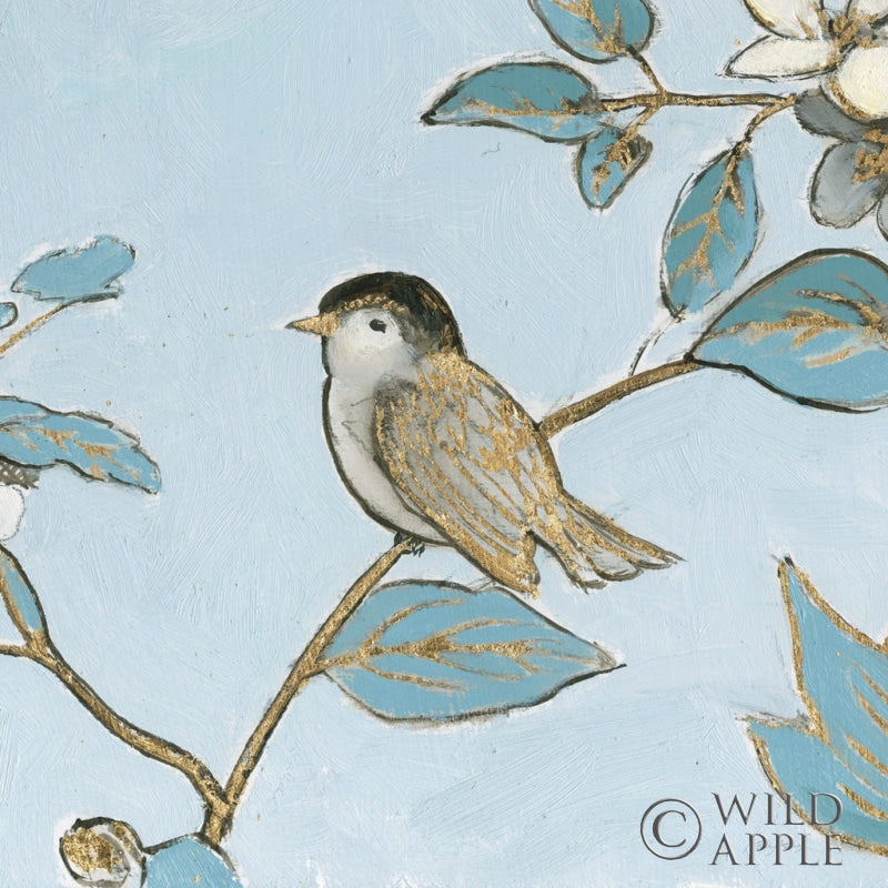 Reproduction of Toile Birds II by Emily Adams - Wall Decor Art