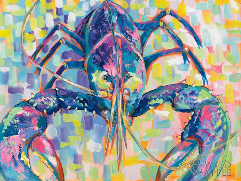 Reproduction of Lilly Lobster II by Jeanette Vertentes - Wall Decor Art