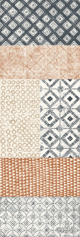 Reproduction of Maki Tile Panel II Warm by Kathrine Lovell - Wall Decor Art