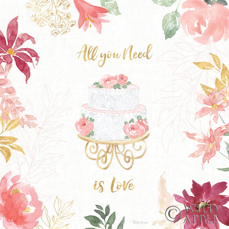 Reproduction of All You Need is Love V by Beth Grove - Wall Decor Art