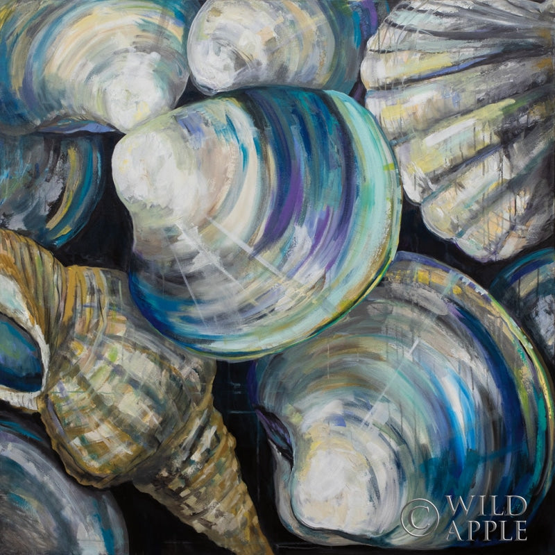 Reproduction of Key West Shells by Jeanette Vertentes - Wall Decor Art