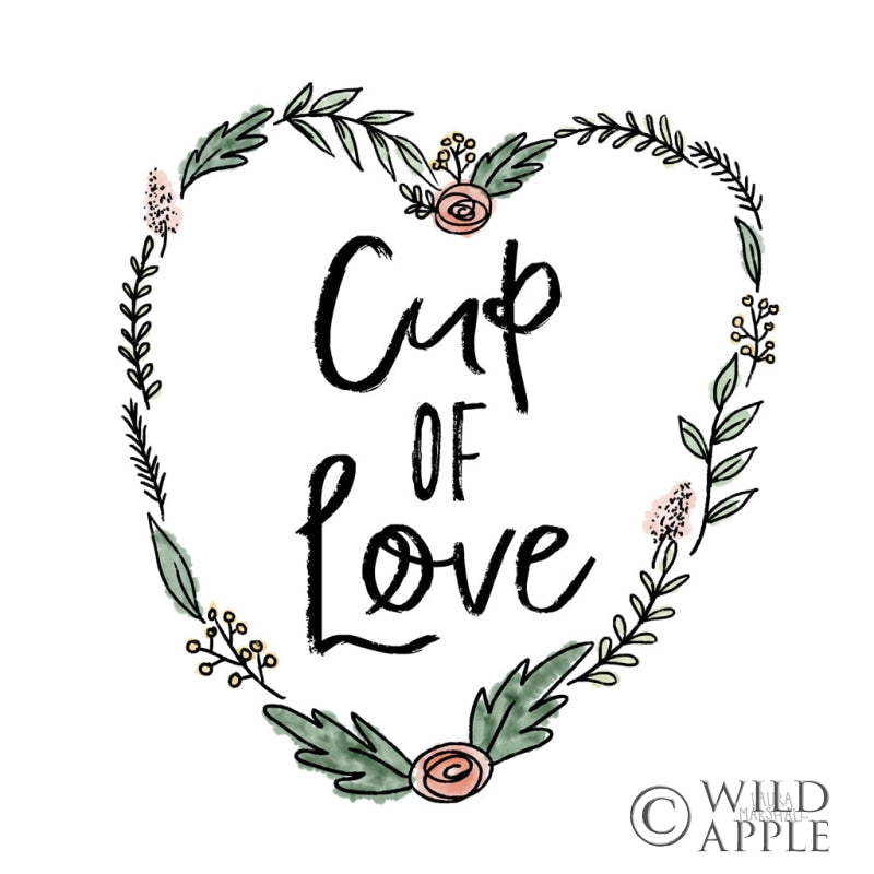 Reproduction of Cup of Love by Laura Marshall - Wall Decor Art