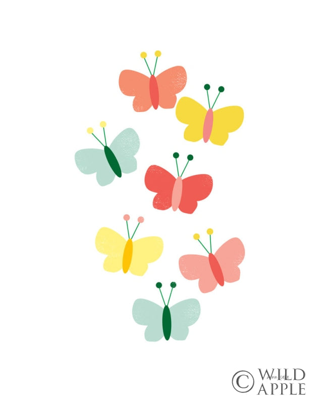 Reproduction of Butterfly Friends Crop by Ann Kelle - Wall Decor Art