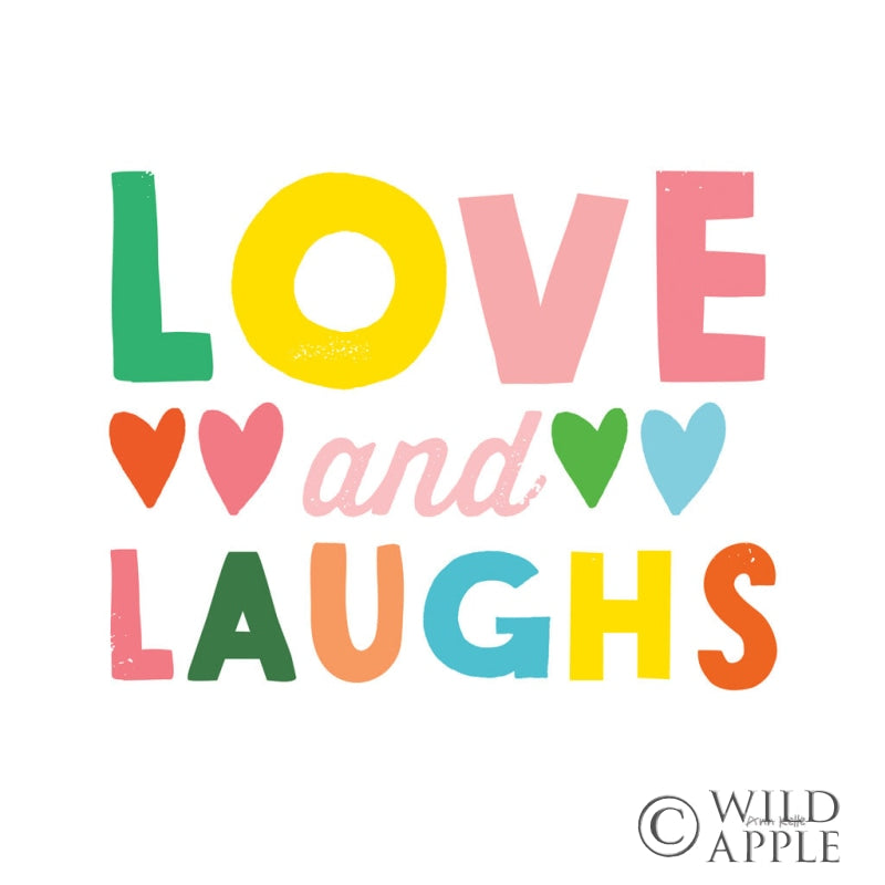 Reproduction of Love and Laughs by Ann Kelle - Wall Decor Art