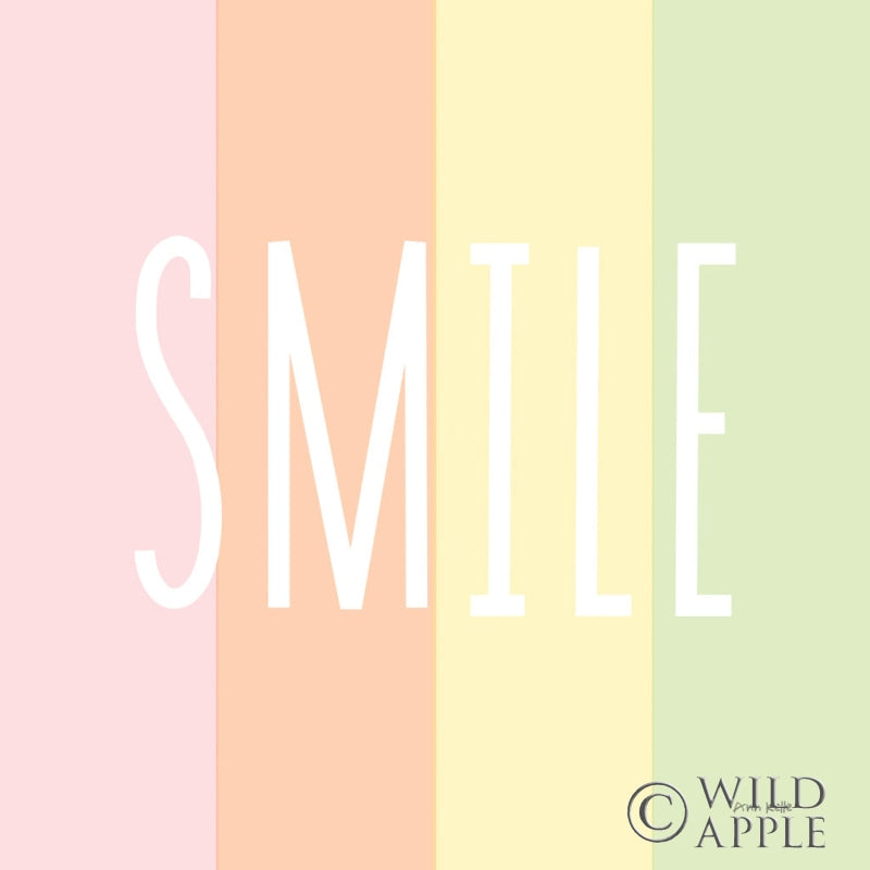 Reproduction of Smile Rainbow by Ann Kelle - Wall Decor Art
