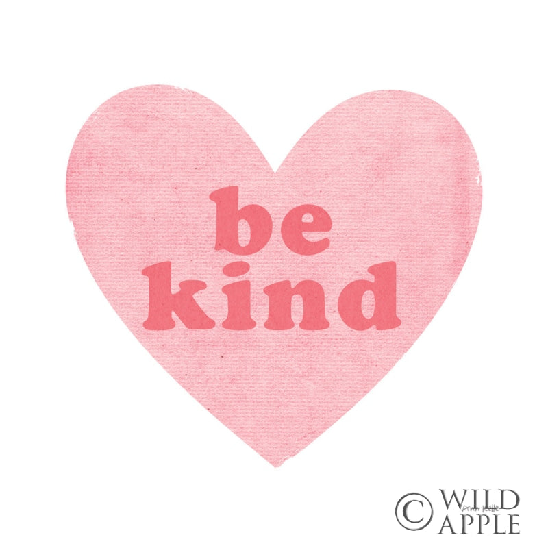 Reproduction of Be Kind Heart by Ann Kelle - Wall Decor Art