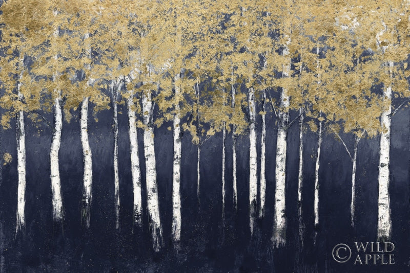Reproduction of Shimmering Forest Indigo by James Wiens - Wall Decor Art