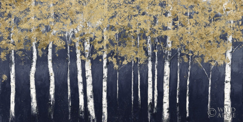 Reproduction of Shimmering Forest Indigo Crop by James Wiens - Wall Decor Art