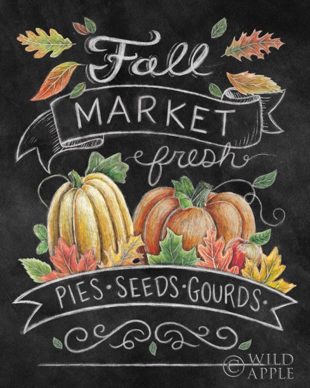 Reproduction of Harvest Chalk I by Mary Urban - Wall Decor Art